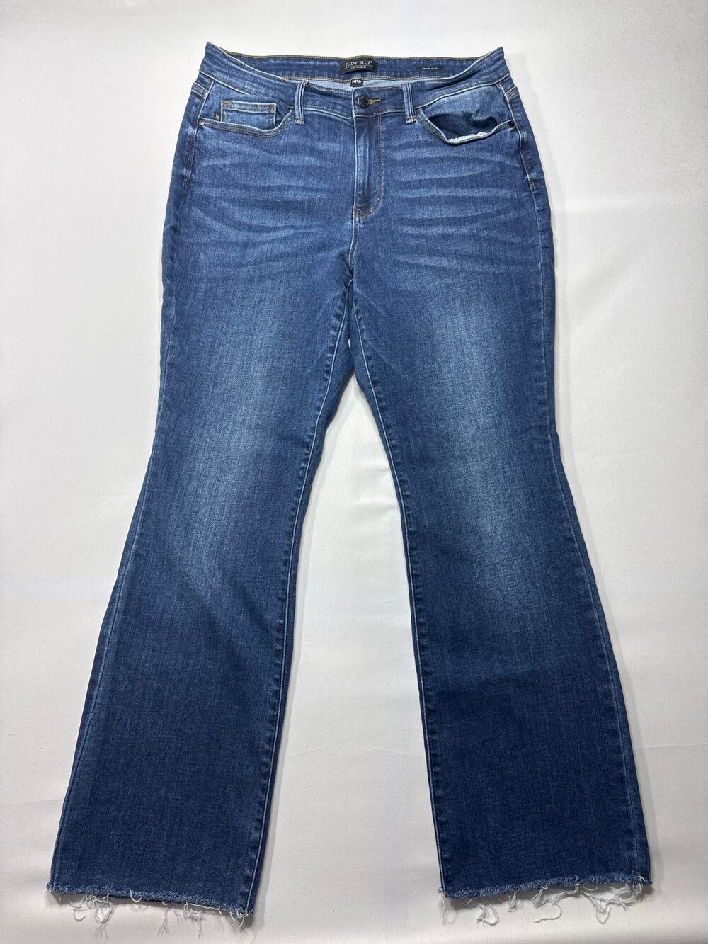 Judy Blue Women's Bootcut Stretch Dark Wash Blue‎ Jeans - Size 14W (32x30)